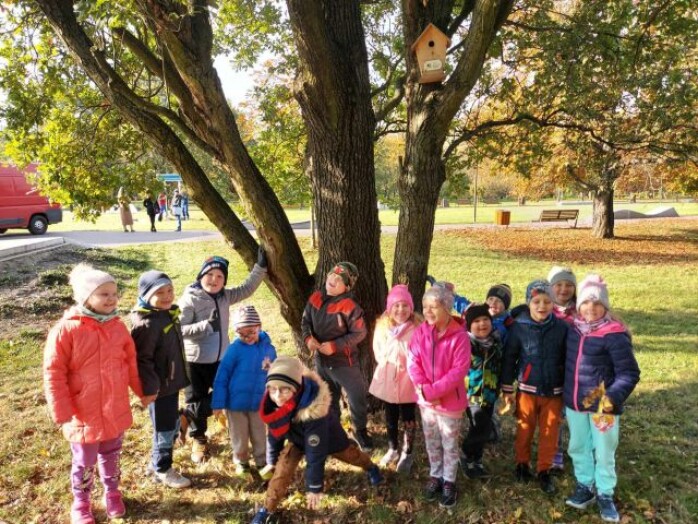 dary jesieni oddział przedszkolny w parku