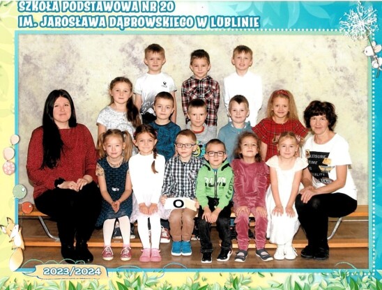 Zdjęcie grupowe dzieci z oddziału przedszkolnego